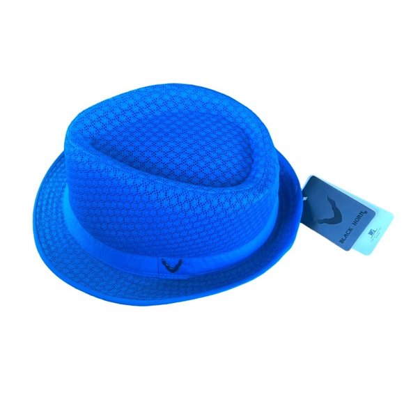 Black Horn Accessories - Black Horn Cowboy Hat Blue/teal One Size New with Tag